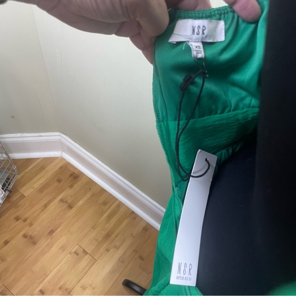 NWT NSR Green Halter Top Dress w/ Pockets Size XS - Picture 6 of 16